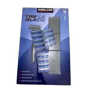 NEW Kirkland Signature Triple Blade Cartridges 13 Replacement Blades NO razor
